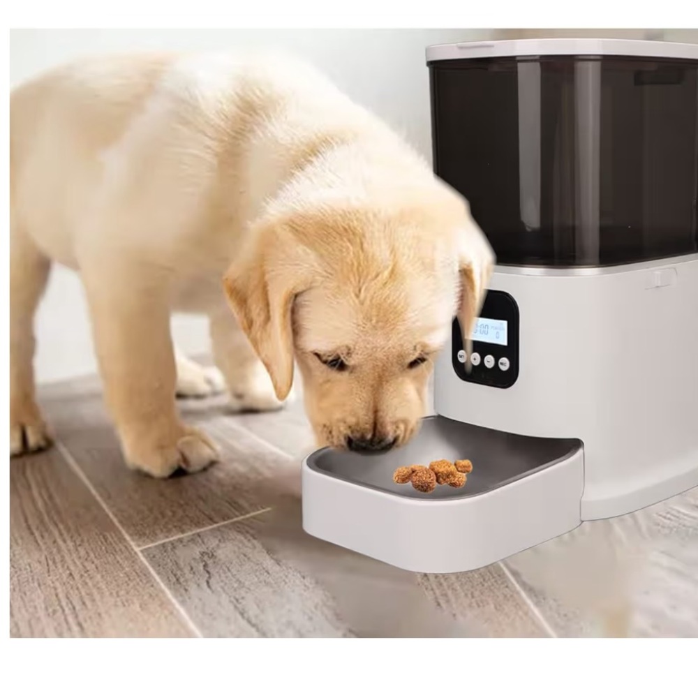 Automatic Smart Pet Feeder for Dogs- White